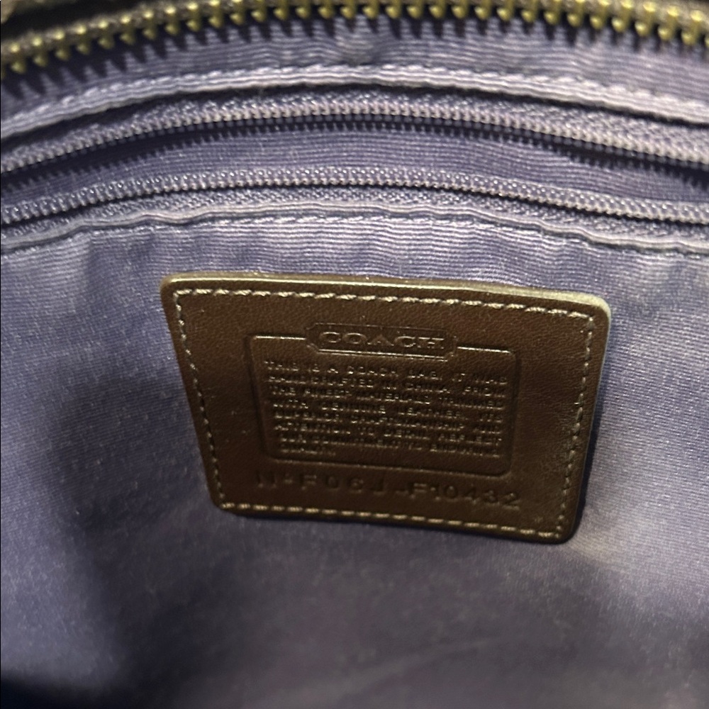 Coach Multicolor Patchwork Tote With Purple Insid… - image 4